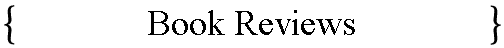 Book Reviews