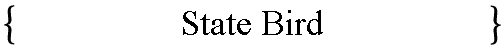 State Bird