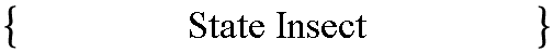 State Insect