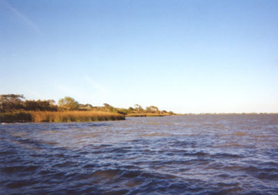 Facing north, from the south side of the park.  A nice lake, it�s too bad they don�t even allow boating.