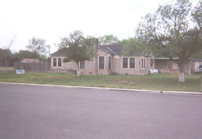 Currently vacant but appearing in good condition, this brown brick home is located on the 100 Block of S Diana Street.