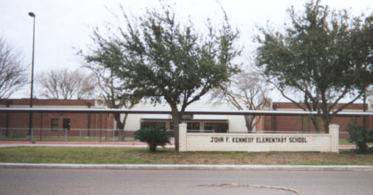 The John F. Kennedy Elementary School, on E 9th Street, was rebuilt last year.
