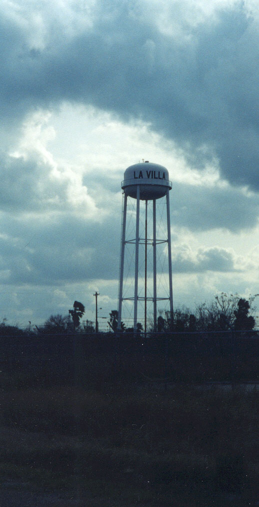 The La Villa water tower.