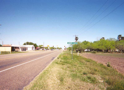 South side of Monte Alto, northbound on FM-88.