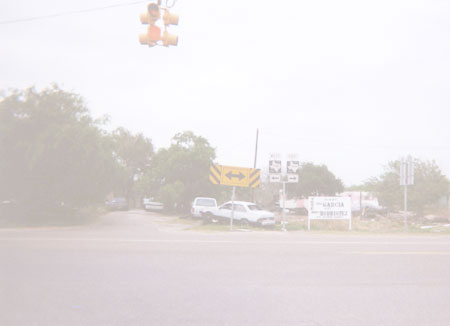 A view of Colonia Bernal from the intersection of FM-1925 and M 4-W.