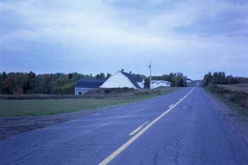 A farm and barn on Strip Road in New Canada.