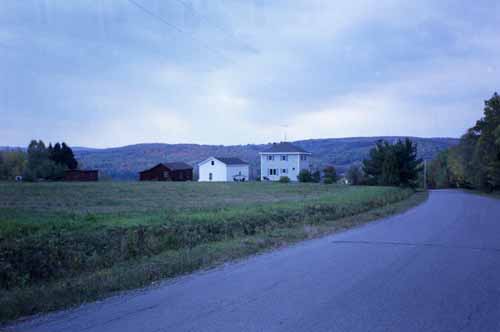 A farmhouse along Strip Road.