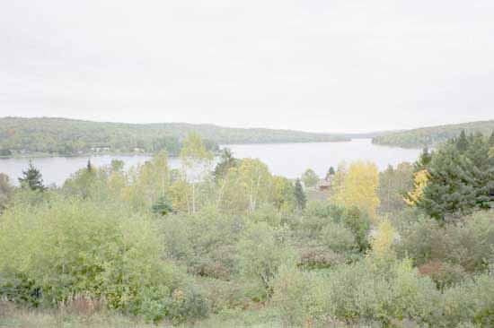 A view of Eagle Lake from the patio.
