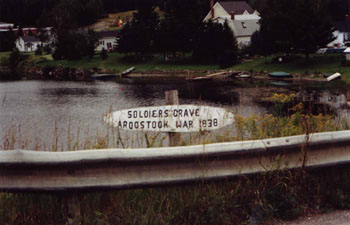 Soldiers Grave - Aroostook War - 1938