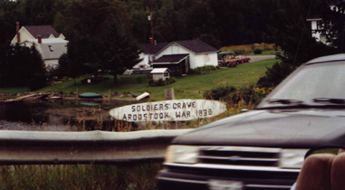 Soldiers Grave - Aroostook War - 1938