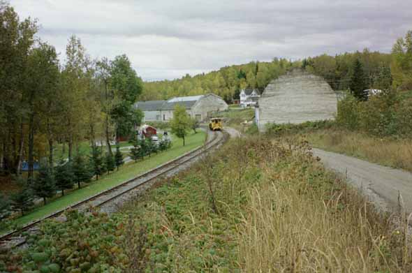 A couple of views of an MKIV along the tracks in Soldier Pond.