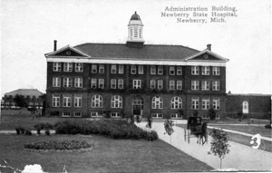 Administration building of Newberry State Hospital.