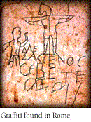 Anti-Christian graffiti found in Rome.