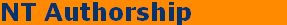 NT Authorship