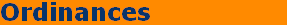 Ordinances